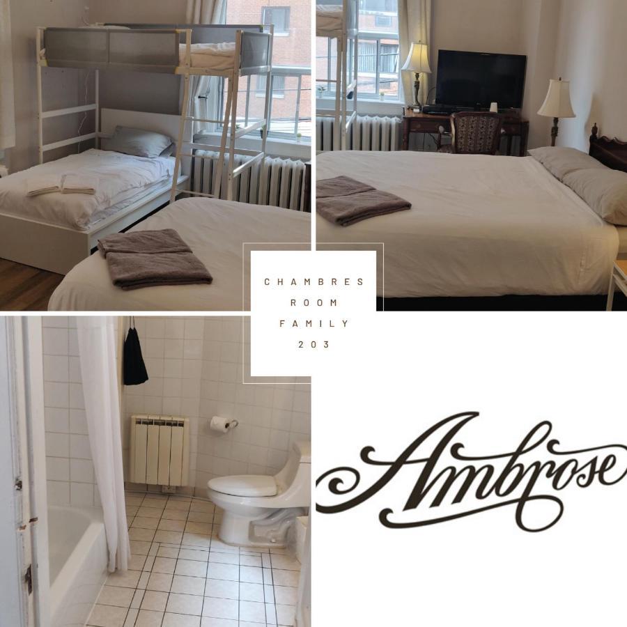 Ambrose House & Cafe - Self Check-In Guesthouse มอนทรีอัล ภายนอก รูปภาพ